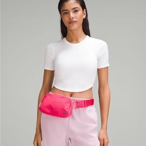 Lululemon EBB LIPGLOSS PINK belt bag (sold out colour)